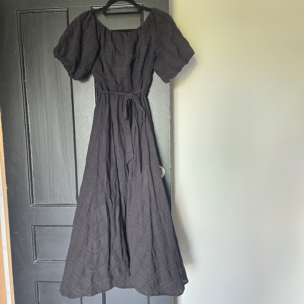 MINKPINK 100% Cotton Black Maxi Dress